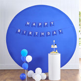 Lofaris Royal Blue Round Party Backdrop for Photo Booth
